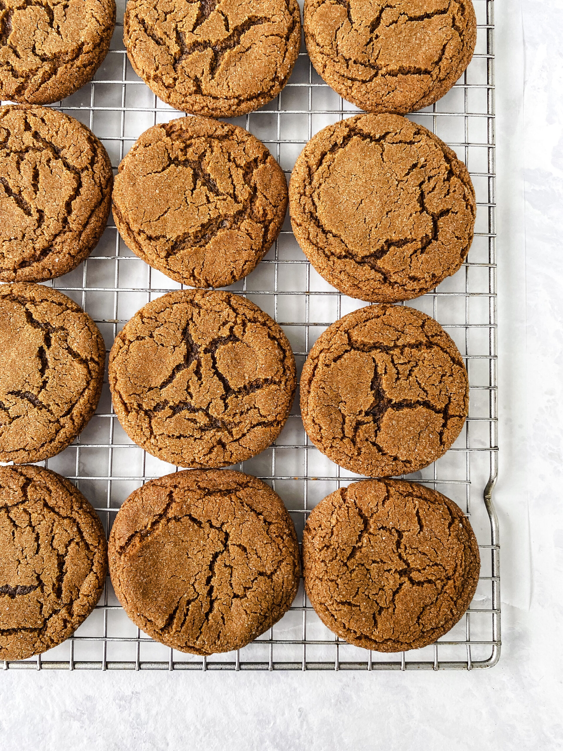 Chewy Ginger Molasses Cookies