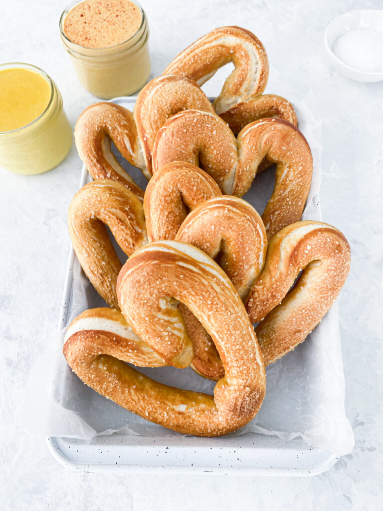 Heart Shaped Soft Pretzels