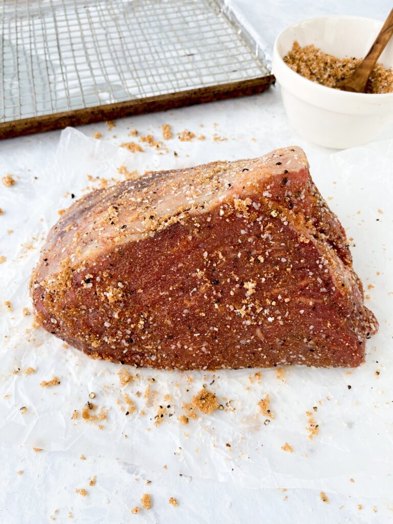 Dry rubbed roast beef