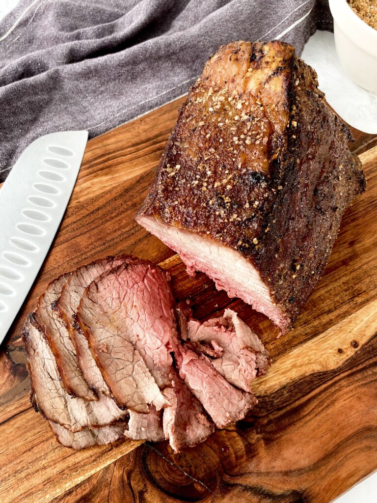 Oven-roasted deli style roast beef, sliced thin.