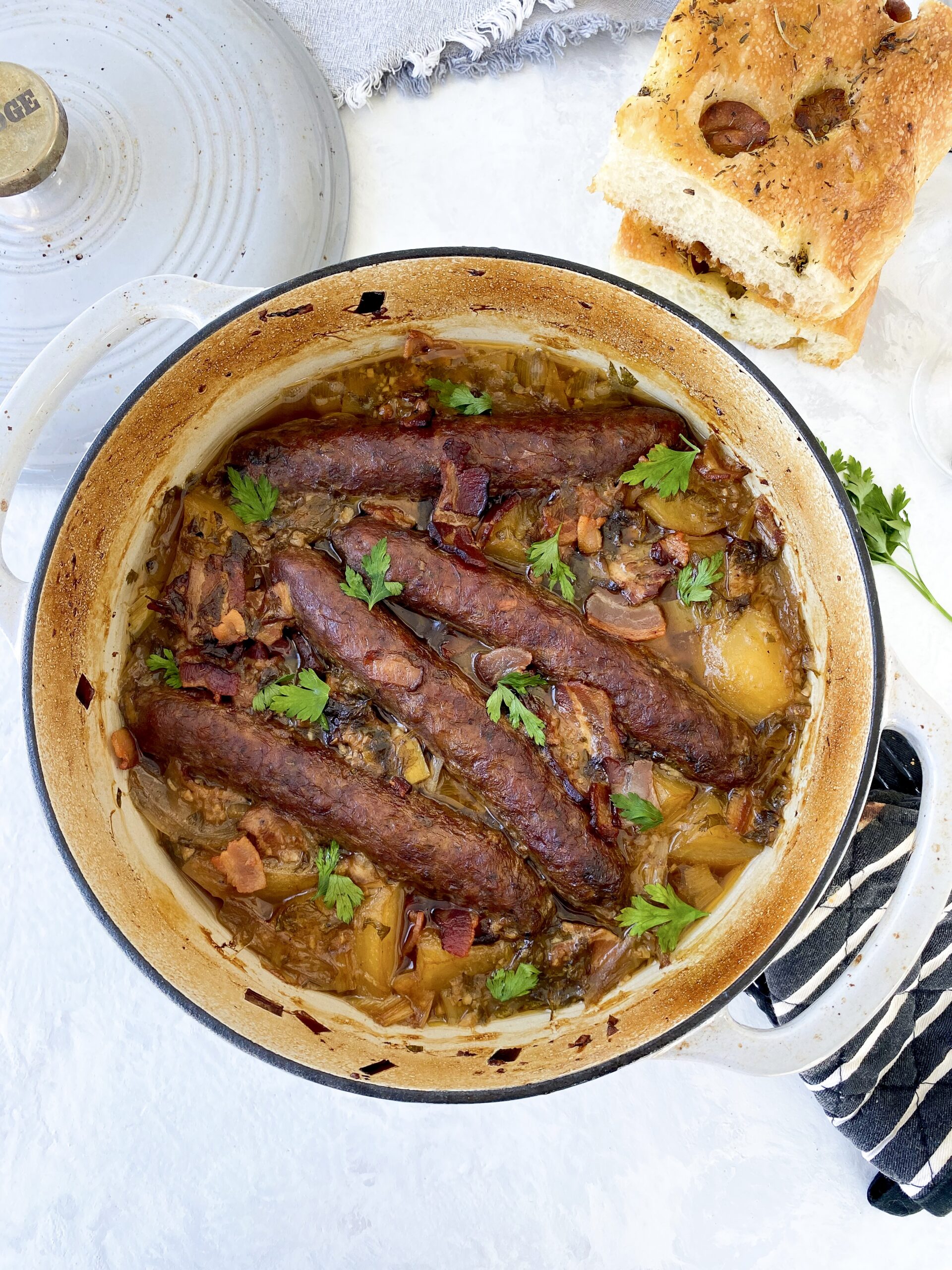 Dublin Coddle (Irish Sausage & Potato Stew)