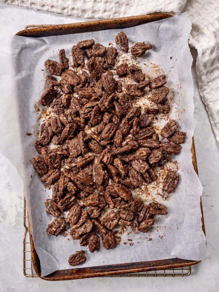 Keto Candied Nuts bake up beautifully crunchy with that signature candied texture, and taste exactly like the real thing.