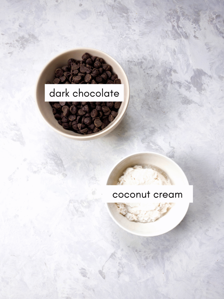 Only 2 ingredients for keto chocolate truffles.