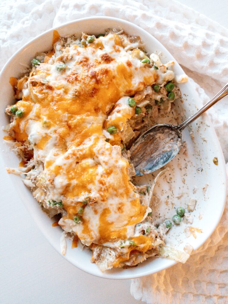 Low-carb Tuna Casserole is a sleeper hit recipe the whole family will enjoy.